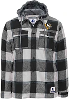 Starter Pittsburgh Penguins Mens Black Big Joe Medium Weight Jacket