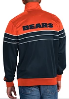 Starter Chicago Bears Mens Navy Blue Prime Time Track Jacket