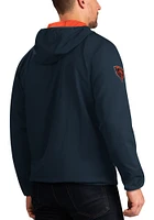 Chicago Bears Mens Navy Blue Touchdown Light Weight Jacket