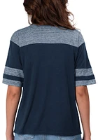 Dallas Cowboys Womens Navy Blue All Star Short Sleeve T-Shirt