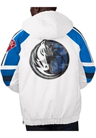 Starter Dallas Mavericks Mens White Thursday Night Pullover Jackets