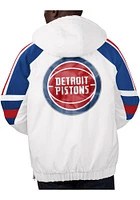 Starter Detroit Pistons Mens White Thursday Night Pullover Jackets