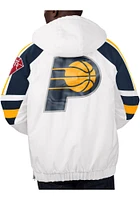 Starter Indiana Pacers Mens White Thursday Night Pullover Jackets