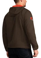 Cleveland Browns Mens Brown Touchdown Light Weight Jacket