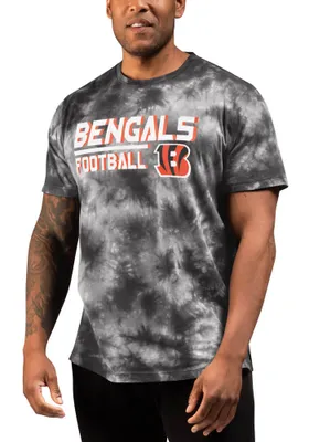 MSX Cincinnati Bengals Black RECOVERY Short Sleeve Fashion T Shirt