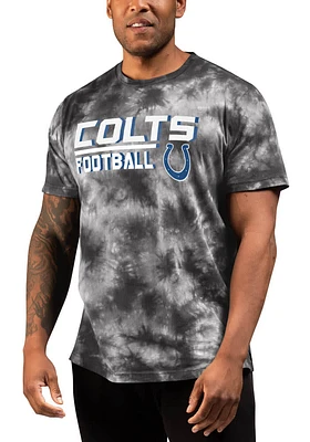 MSX by Michael Strahan Indianapolis Colts Black RECOVERY Short Sleeve Fashion T Shirt