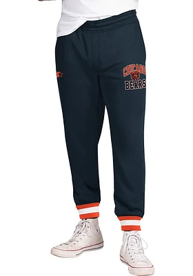 Starter Chicago Bears Mens Navy Blue Blitz Sweatpants