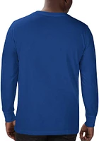 Starter St Louis Blues Blue Half Time Long Sleeve T Shirt