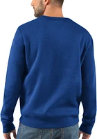 Starter St Louis Blues Mens Blue Classic Logo Long Sleeve Crew Sweatshirt