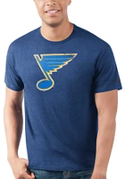 Starter St Louis Blues Prime Time Logo Short Sleeve T Shirt
