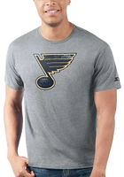 Starter St Louis Blues Prime Time Logo Short Sleeve T Shirt