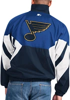 Starter St Louis Blues Mens Blue The Power Play Pullover Jackets