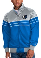 Starter Dallas Mavericks Mens Blue The Prime Time Track Jacket