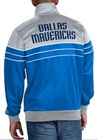 Starter Dallas Mavericks Mens Blue The Prime Time Track Jacket