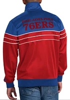 Starter Philadelphia 76ers Mens Blue The Prime Time Track Jacket