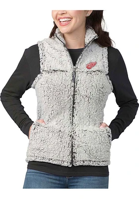 Detroit Red Wings Womens Grey weekender Vest