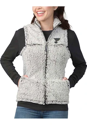 St Louis Blues Womens Grey weekender Vest