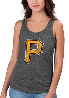 Pittsburgh Pirates Womens Black Playoff Edition Tank Top