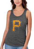 Pittsburgh Pirates Womens Black Playoff Edition Tank Top