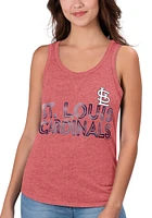 St Louis Cardinals Womens Red Playoff Style Tank Top