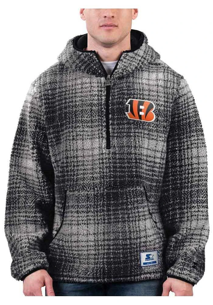 Starter Cincinnati Bengals Mens Black Gus Pullover Jackets