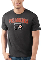 Starter Philadelphia Flyers Black ARCH NAME Short Sleeve T Shirt