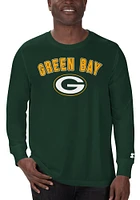 Starter Green Bay Packers ARCH NAME Long Sleeve T Shirt