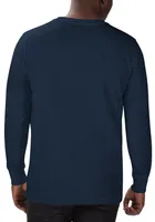 Starter Columbus Blue Jackets Navy ARCH NAME Long Sleeve T Shirt