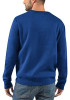 Starter Indianapolis Colts Mens Blue ARCH NAME Long Sleeve Crew Sweatshirt
