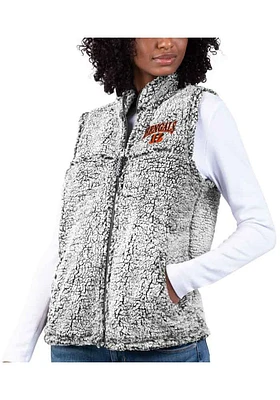 Cincinnati Bengals Womens Grey Script Weekender Vest