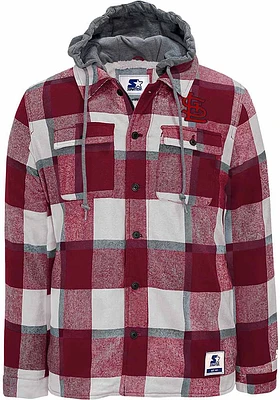 Starter St Louis Cardinals Mens Red Big Joe Medium Weight Jacket