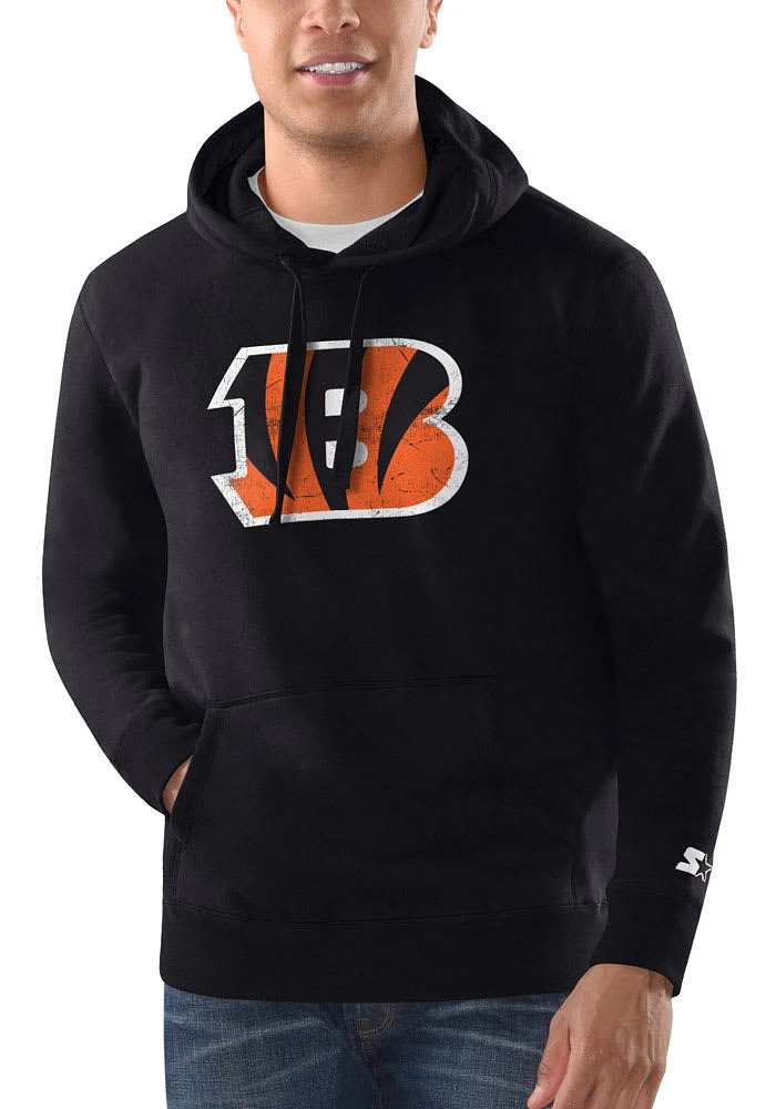 Starter Cincinnati Bengals Mens Primary Long Sleeve Hoodie