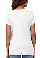 Philadelphia Phillies Womens White Fair Catch Short Sleeve T-Shirt
