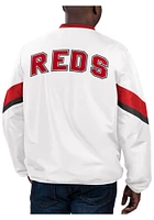 Cincinnati Reds Mens White Yardline Pullover Jackets