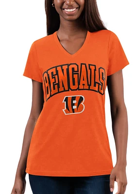 Cincinnati Bengals Womens Vintage Short Sleeve T-Shirt