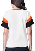 Cincinnati Bengals Womens White Rink Short Sleeve T-Shirt