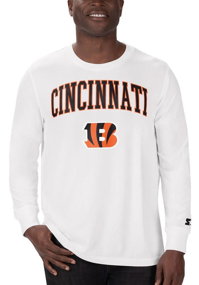 Starter Cincinnati Bengals Arch Name Long Sleeve T Shirt