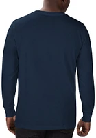 Starter Columbus Blue Jackets Navy Primary Long Sleeve T Shirt