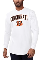 Starter Cincinnati Bengals Arch Name Design Long Sleeve T Shirt