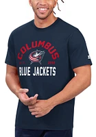 Starter Columbus Blue Jackets Hand Off II Short Sleeve T Shirt