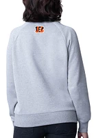 Cincinnati Bengals Womens Grey Fan Chant Crew Sweatshirt