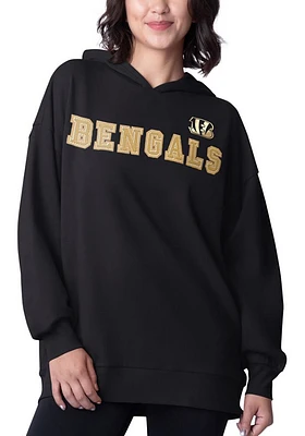 Cincinnati Bengals Womens Black New Turf Hooded Sweatshirt