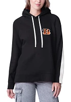 Cincinnati Bengals Womens Black Double Score Hooded Sweatshirt