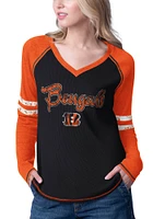 Cincinnati Bengals Womens Black Winner LS Tee