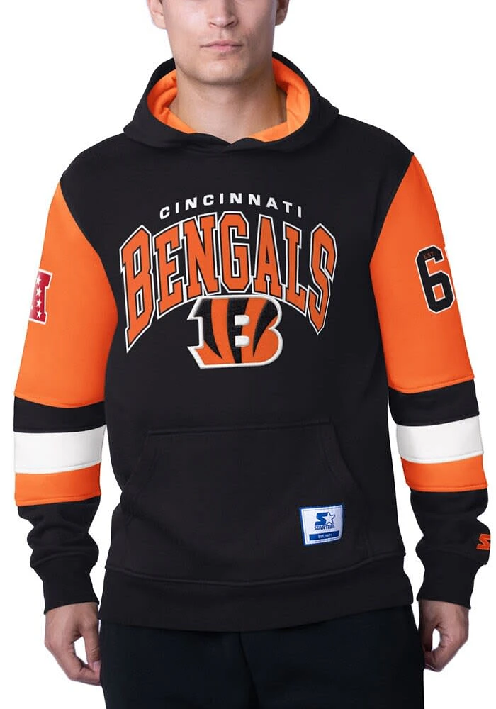 Starter Cincinnati Bengals Mens Black End Zone Fashion Hood