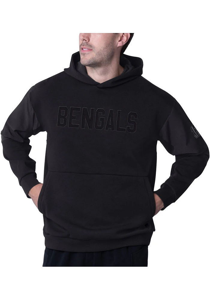 MSX by Michael Strahan Cincinnati Bengals Mens Black Resolution Hood