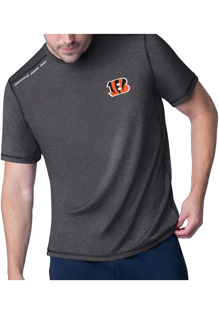 MSX Cincinnati Bengals Black Warm Up Short Sleeve T Shirt