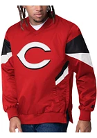 Starter Cincinnati Reds Mens Red Striker I Pullover Jackets