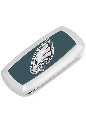 Philadelphia Eagles Silver Plated Mens Money Clip