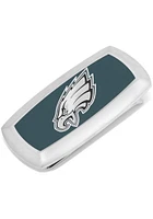 Philadelphia Eagles Silver Plated Mens Money Clip